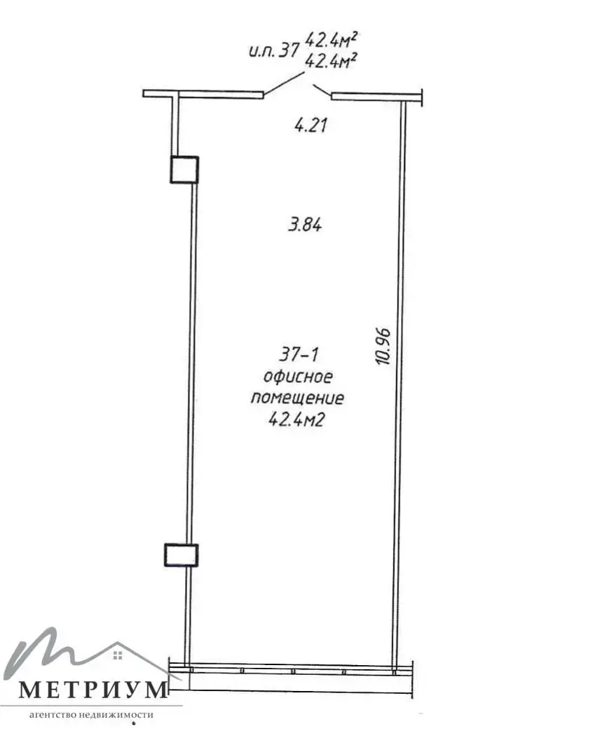Снять офис на Логойский тр-т, д. 37 в Минске, 812EUR, код 13804 - фото 16