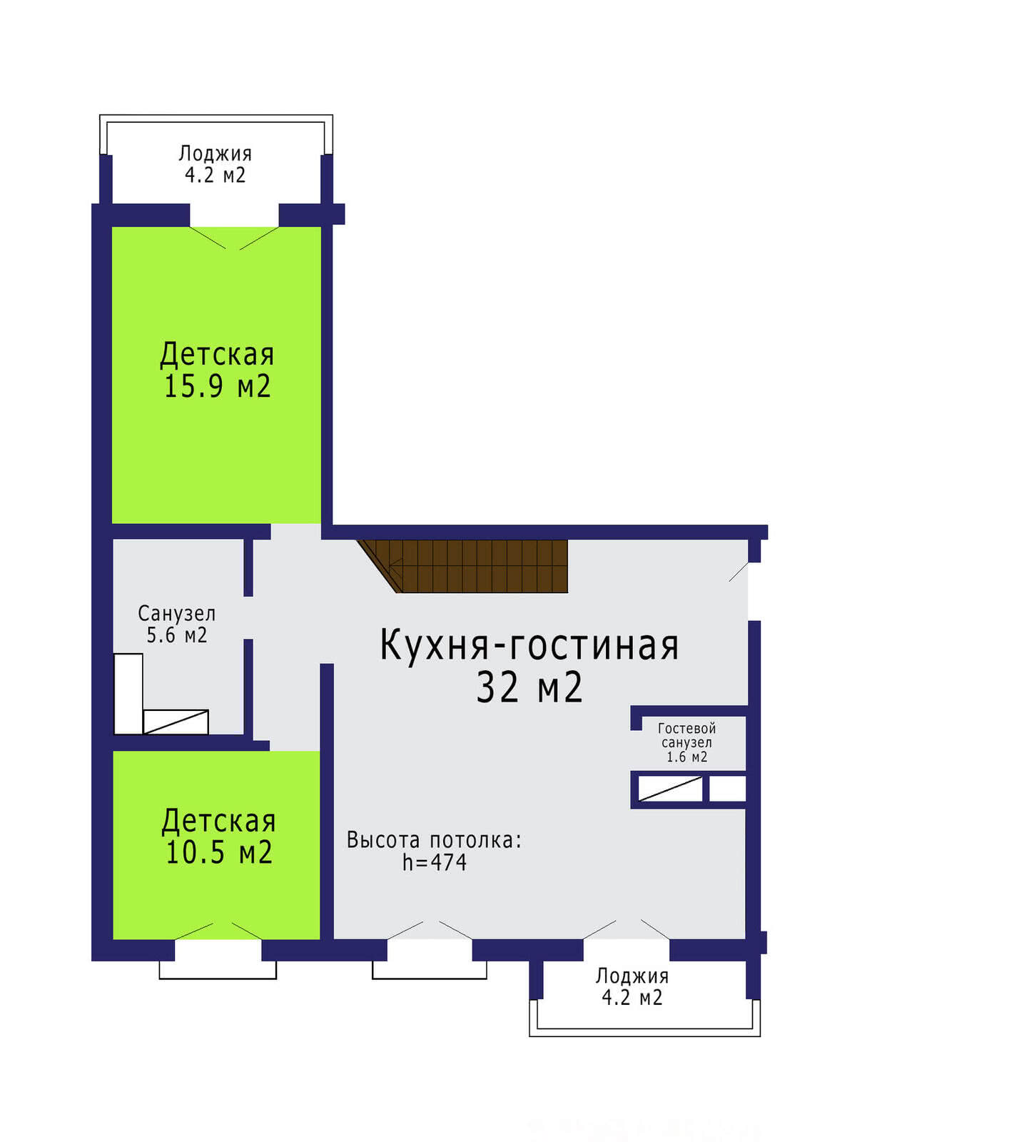 Продажа 4-комнатной квартиры в Ратомке, ул. Морской Риф, д. 3, 180000 USD, код: 792045 - фото 3