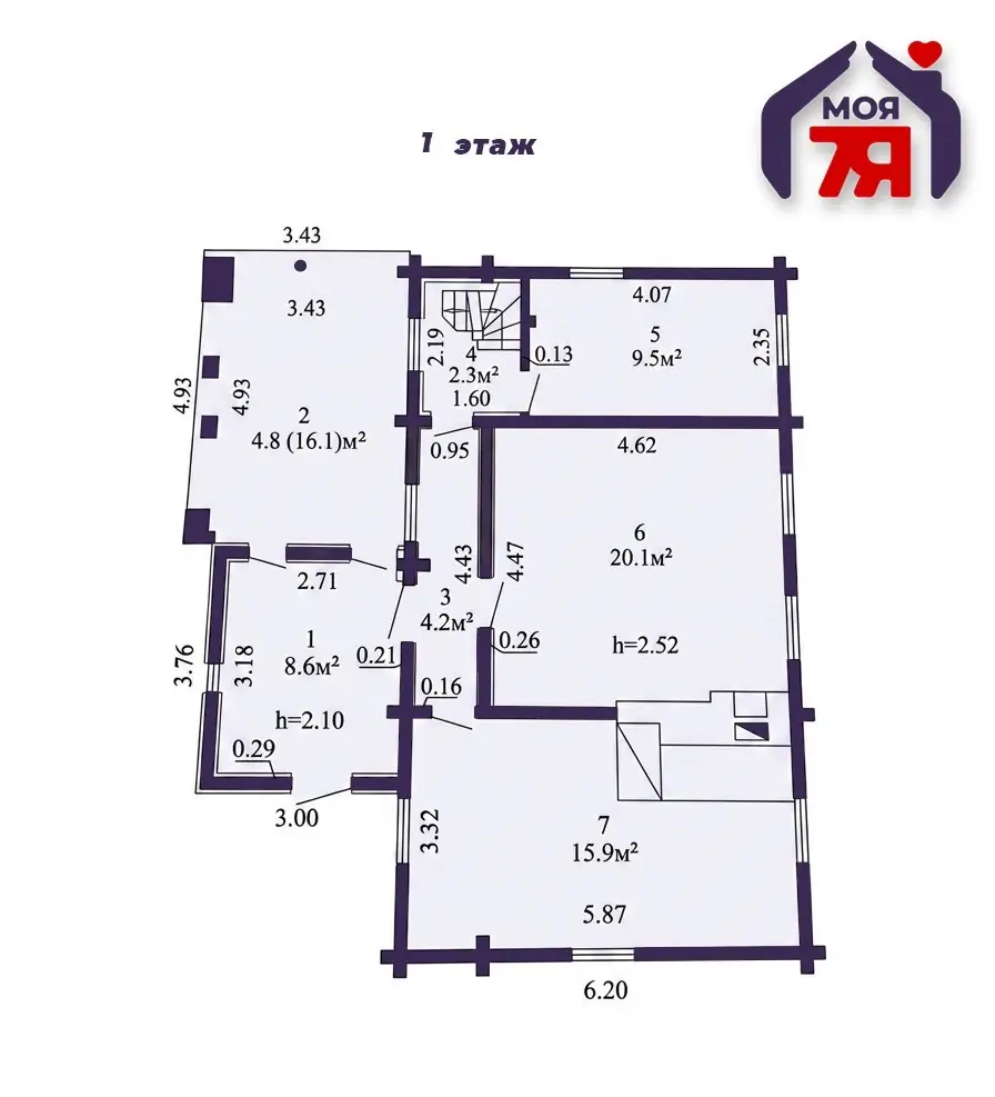 Продажа 3-этажной дачи в Энергетик-1 Минская область, 59900USD, код 185764 - фото 24