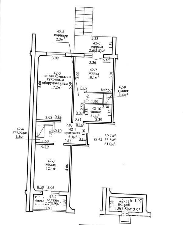 Продажа 3-комнатной квартиры в Копище, ул. Пилотная, д. 18, 104198 USD, код: 1058282 - фото 2