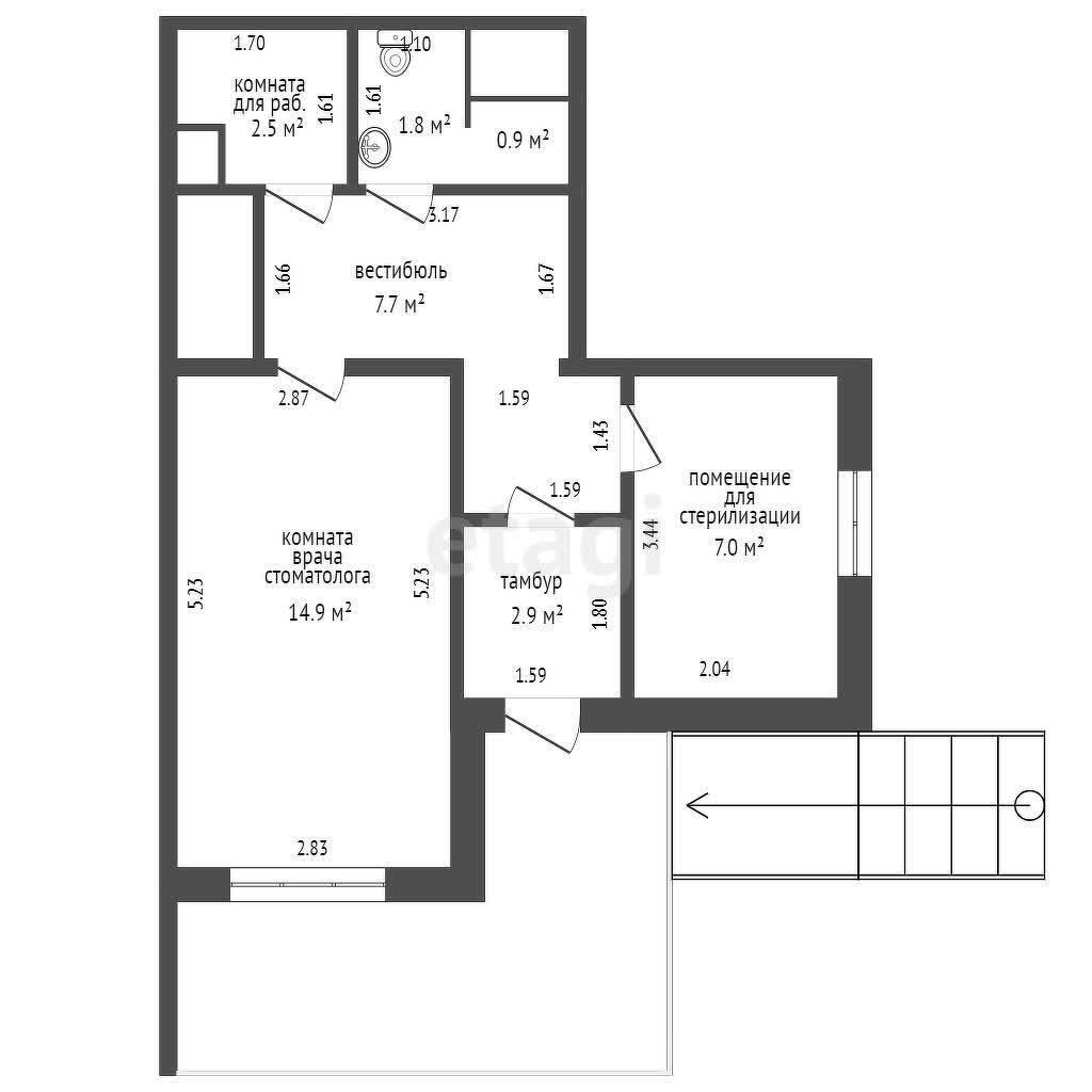 Купить помещение под сферу услуг в Минске, ул. 50 лет Победы, д. 22 - фото 27