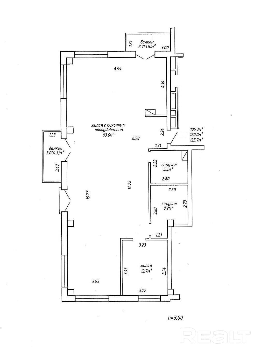 Купить 4-комнатную квартиру в Минске, ул. Тимирязева, д. 124, 220000 USD, код: 988786 - фото 2