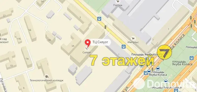 продажа торгового объекта, Минск, ул. Веры Хоружей, д. 1/А