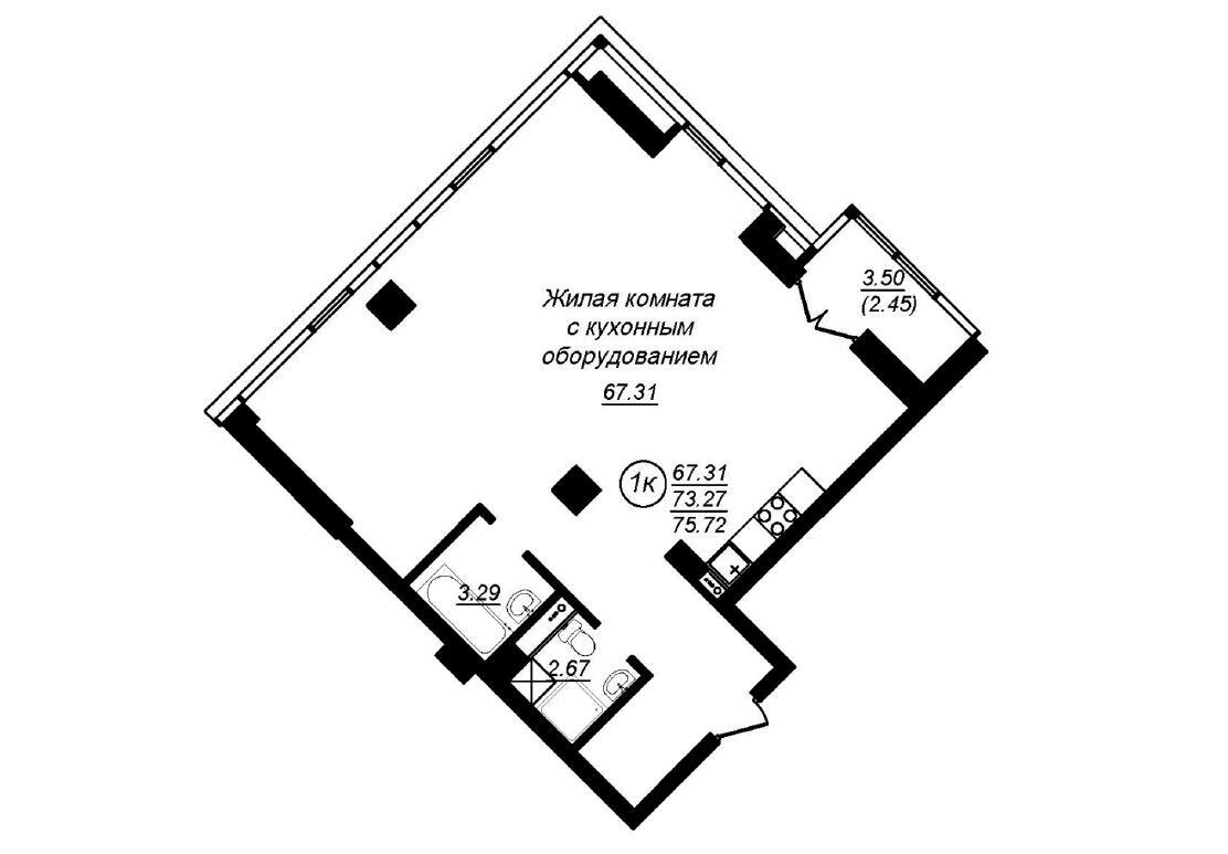 Стоимость продажи квартиры, Минск, ул. Немига, д. 46