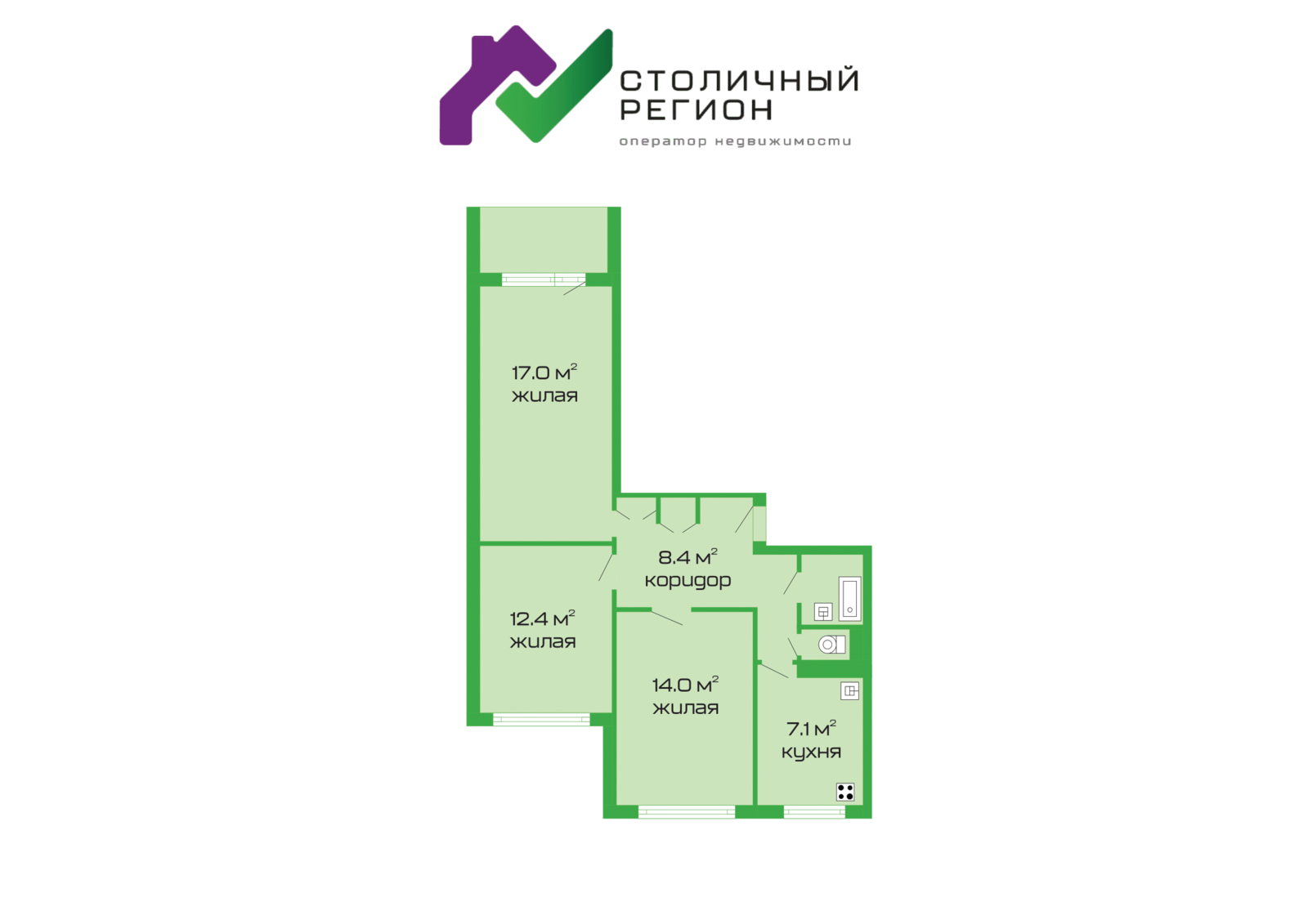 Продажа 3-комнатной квартиры в Минске, ул. Громова, д. 20, 76200 USD, код: 997549 - фото 3