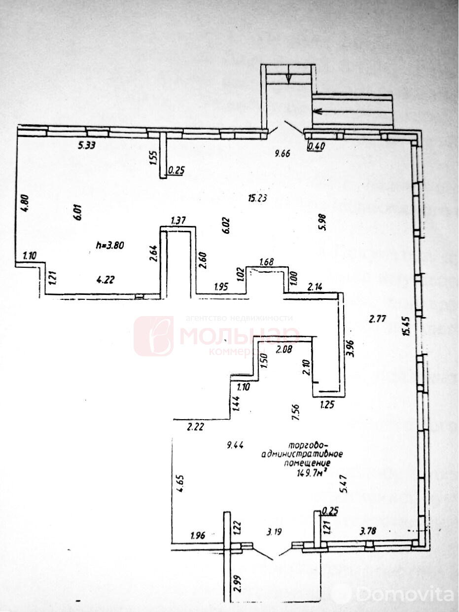 Цена аренды торгового объекта, Минск, пр-т Мира, д. 20