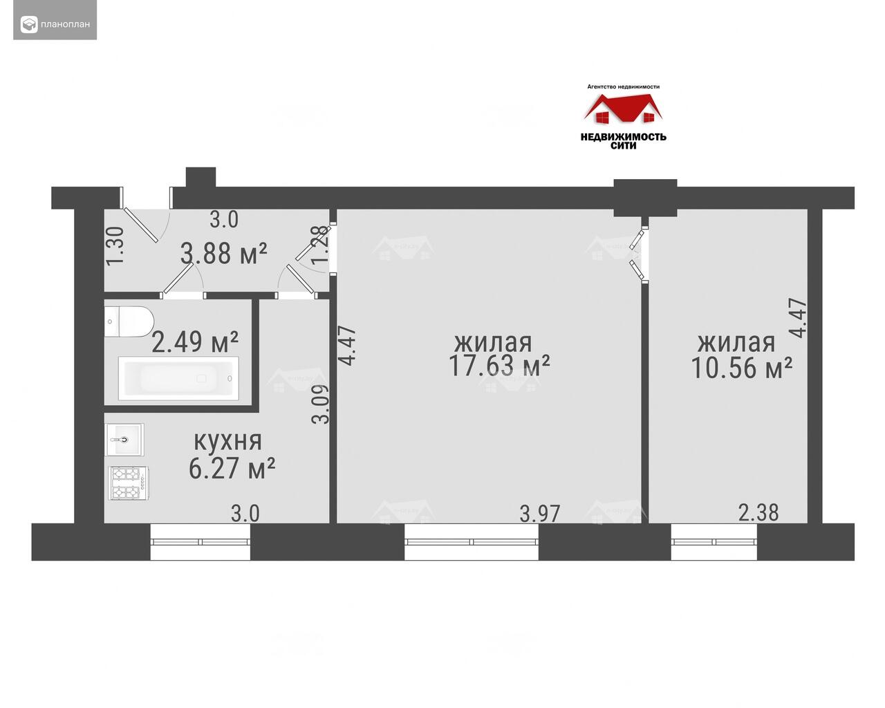 купить квартиру, Бобруйск, ул. Орловского, д. 24