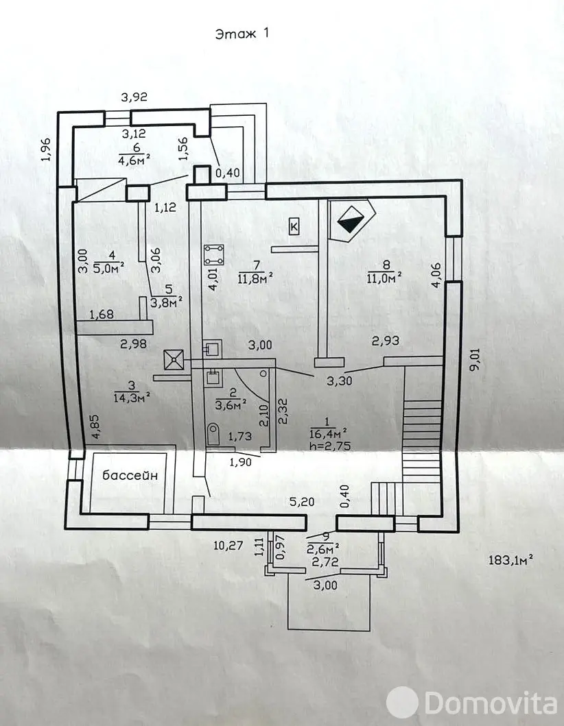 Купить 3-этажную дачу в Борщевке Гомельская область, 41900USD, код 181896 - фото 26