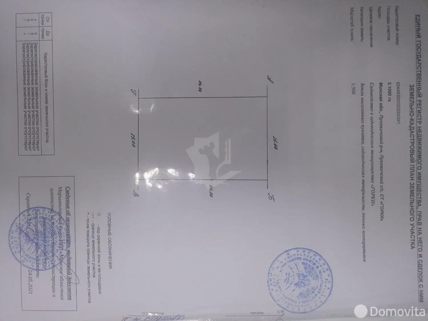 участок, Горки-1, 