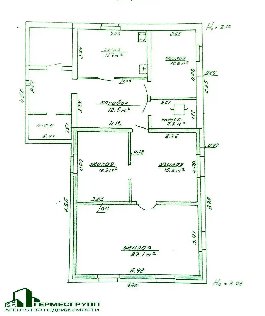 Цена продажи коттеджа, Красное, ул. Советская