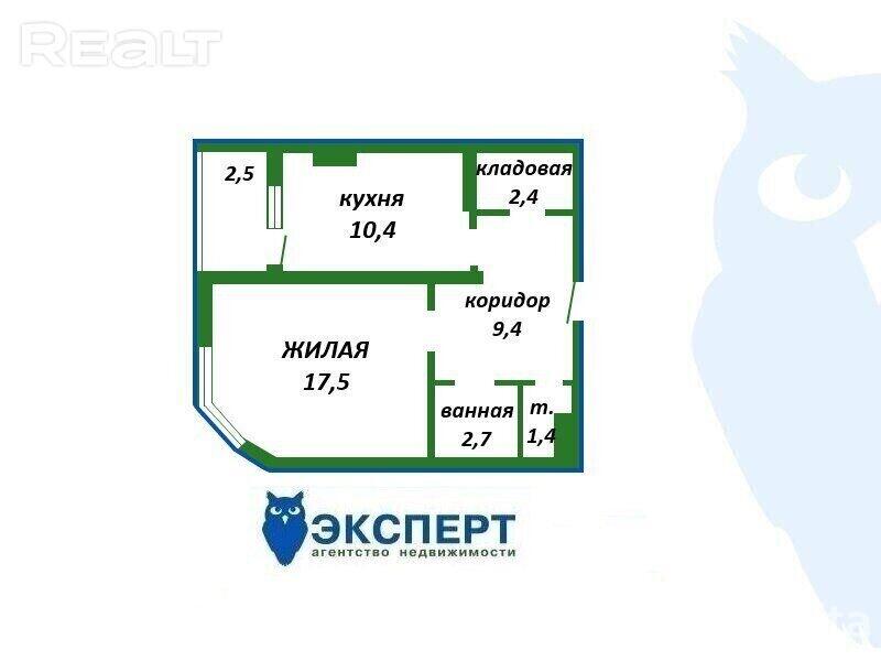 Купить 1-комнатную квартиру в Ждановичах, ул. Парковая, 68000 USD, код: 964233 - фото 2