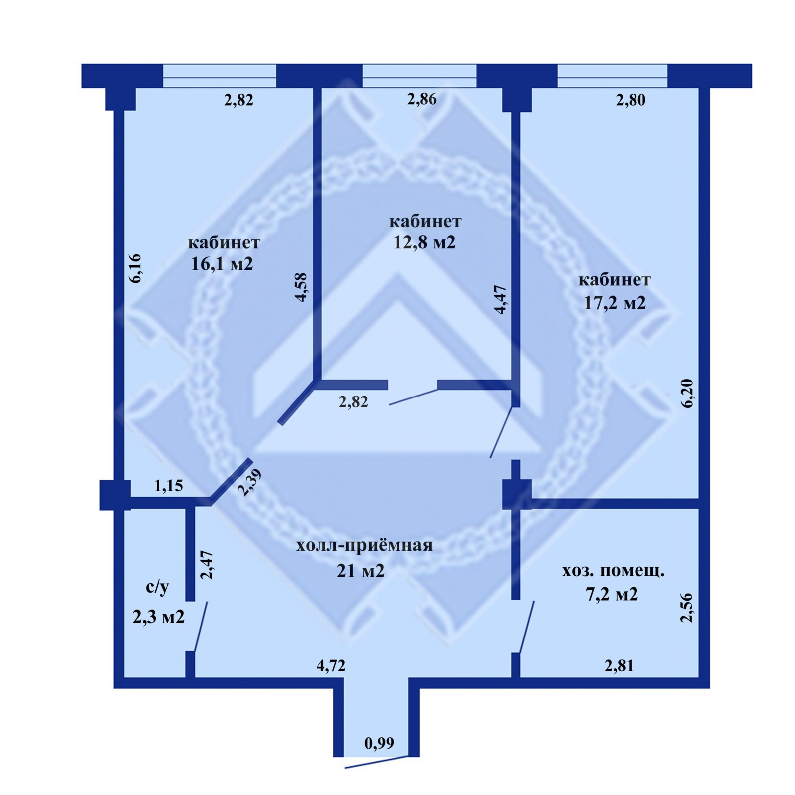 Купить офис на ул. Мележа, д. 5/1 в Минске, 79000USD, код 10155 - фото 2