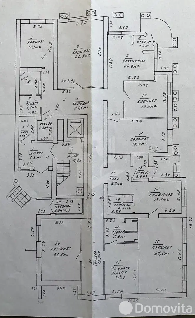 объект сферы услуг, Минск, ул. Восточная, д. 39, стоимость аренды 7 917 р./мес.