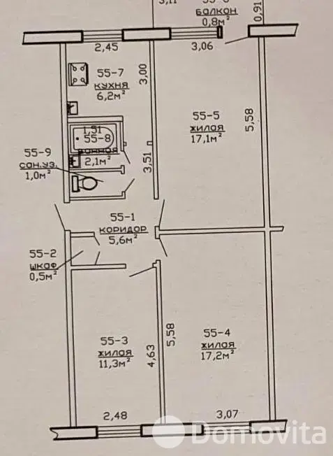 комната, Гомель, ул. Старочерниговская, д. 1