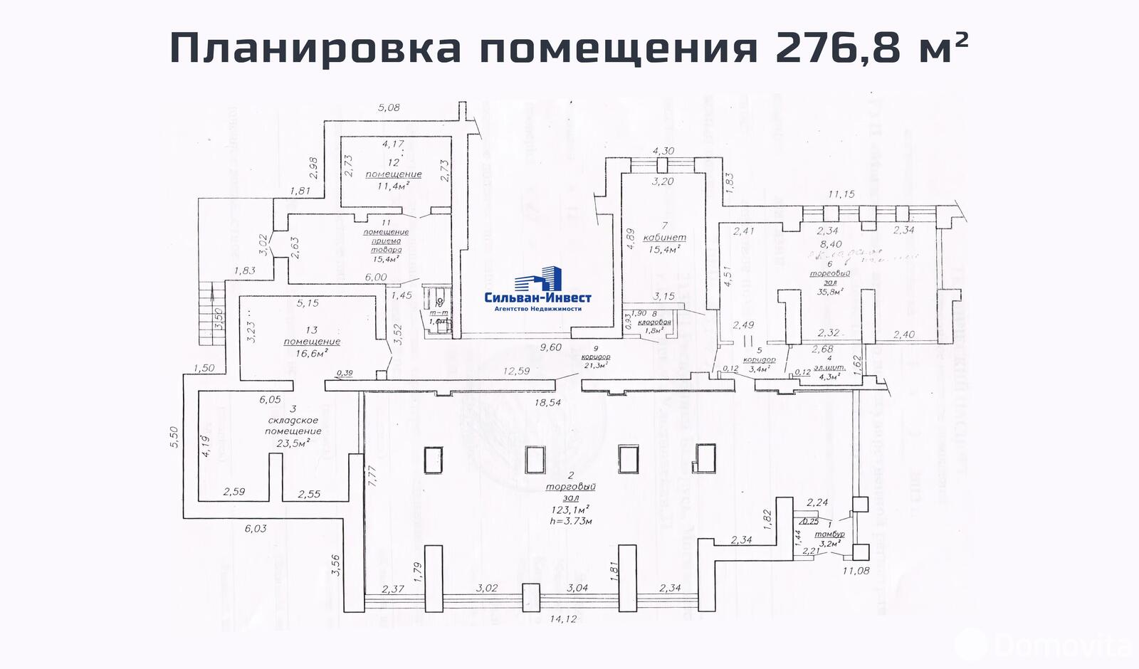 Цена продажи торгового объекта, Бобруйск, ул. Ульяновская, д. 21