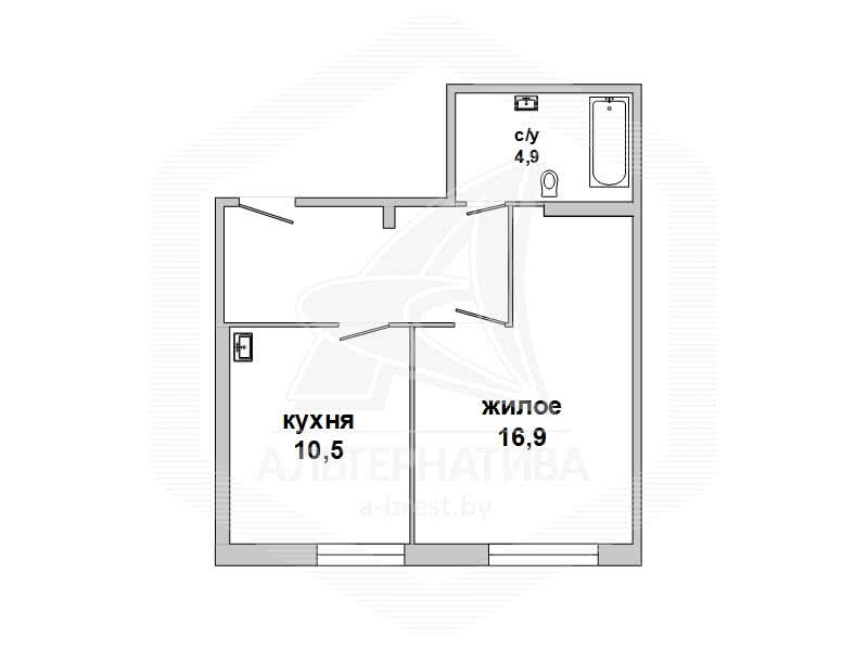 Купить 1-комнатную квартиру в Бресте, ул. 17 сентября, 72000 USD, код: 1011543 - фото 5