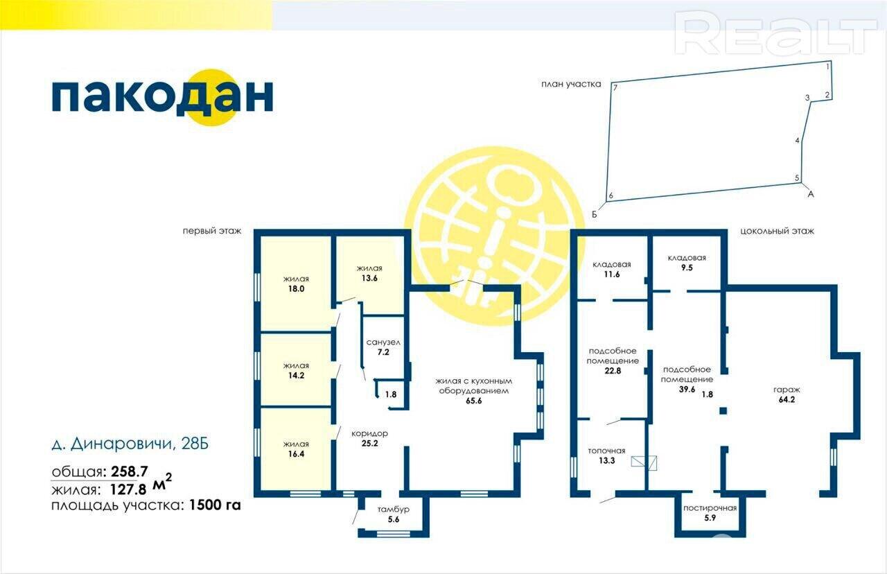 Продажа 2-этажного дома в Динаровичах, Минская область , 127500USD, код 637283 - фото 2