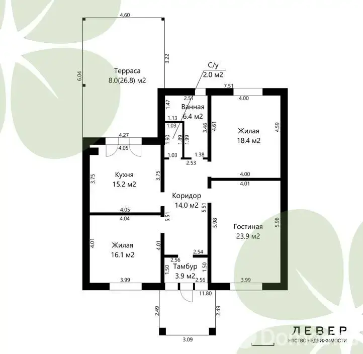 коттедж, Воложин, ул. Центральная