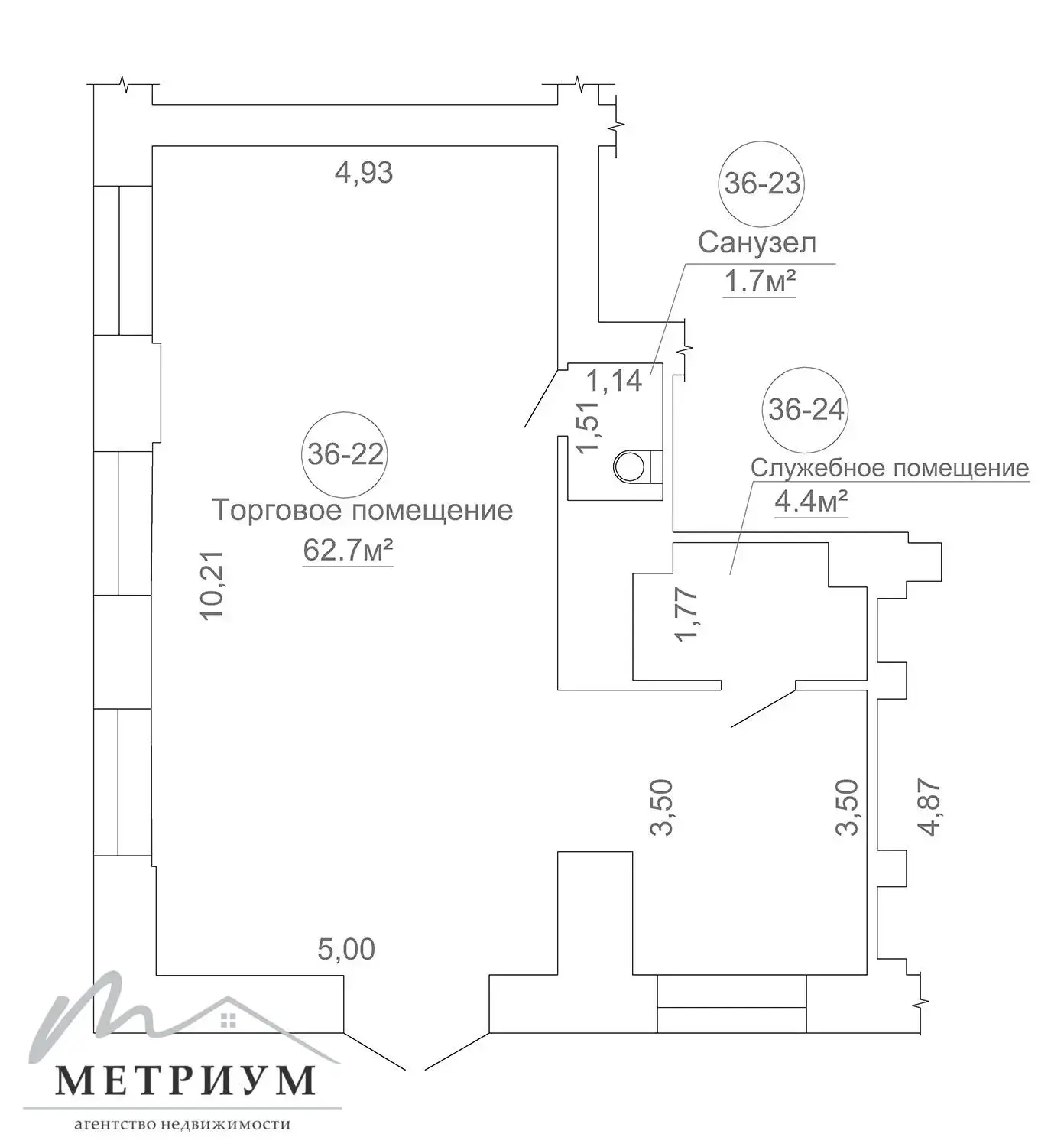 Снять торговую точку на ул. Притыцкого, д. 14 в Молодечно, 1032EUR, код 968413 - фото 12