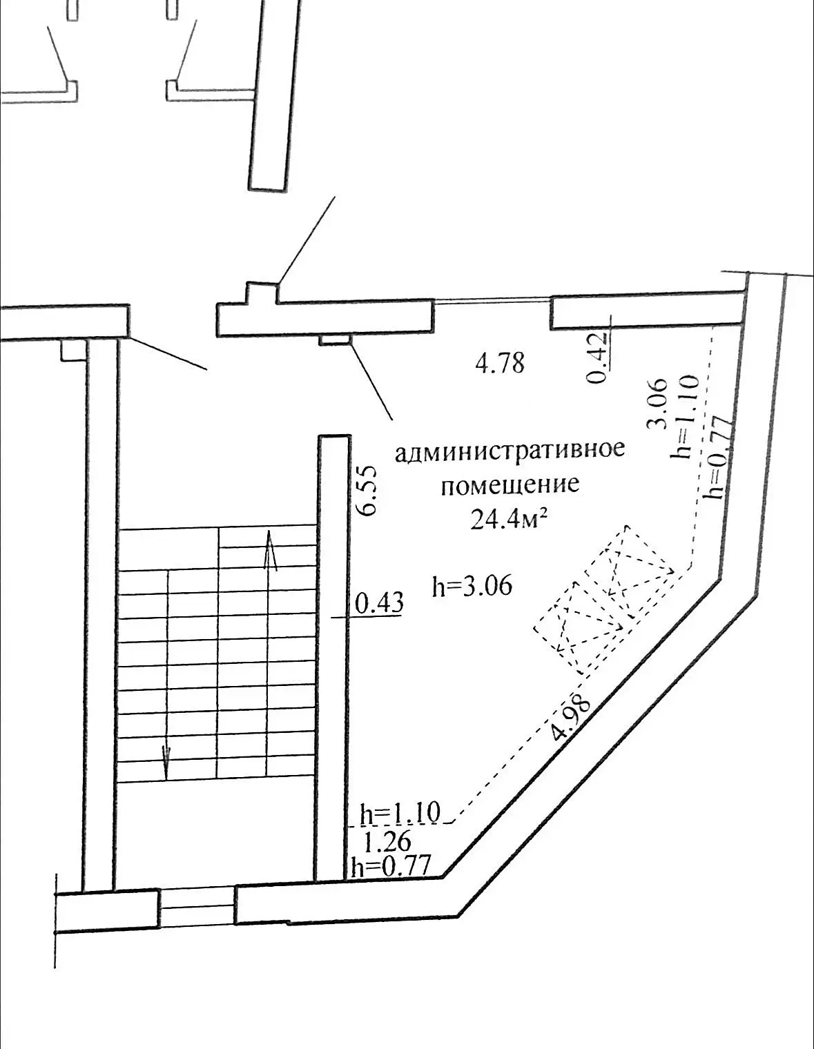 офис, Гродно, пл. Советская, д. 2А, стоимость продажи 151 252 р.