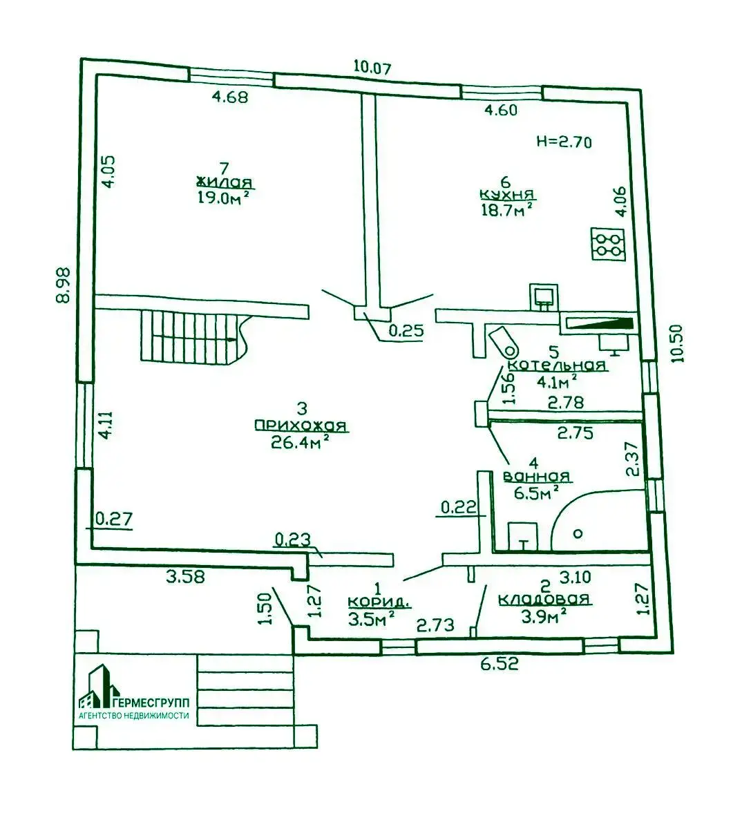 продажа коттеджа, Кобрин, ул. Кирмановича