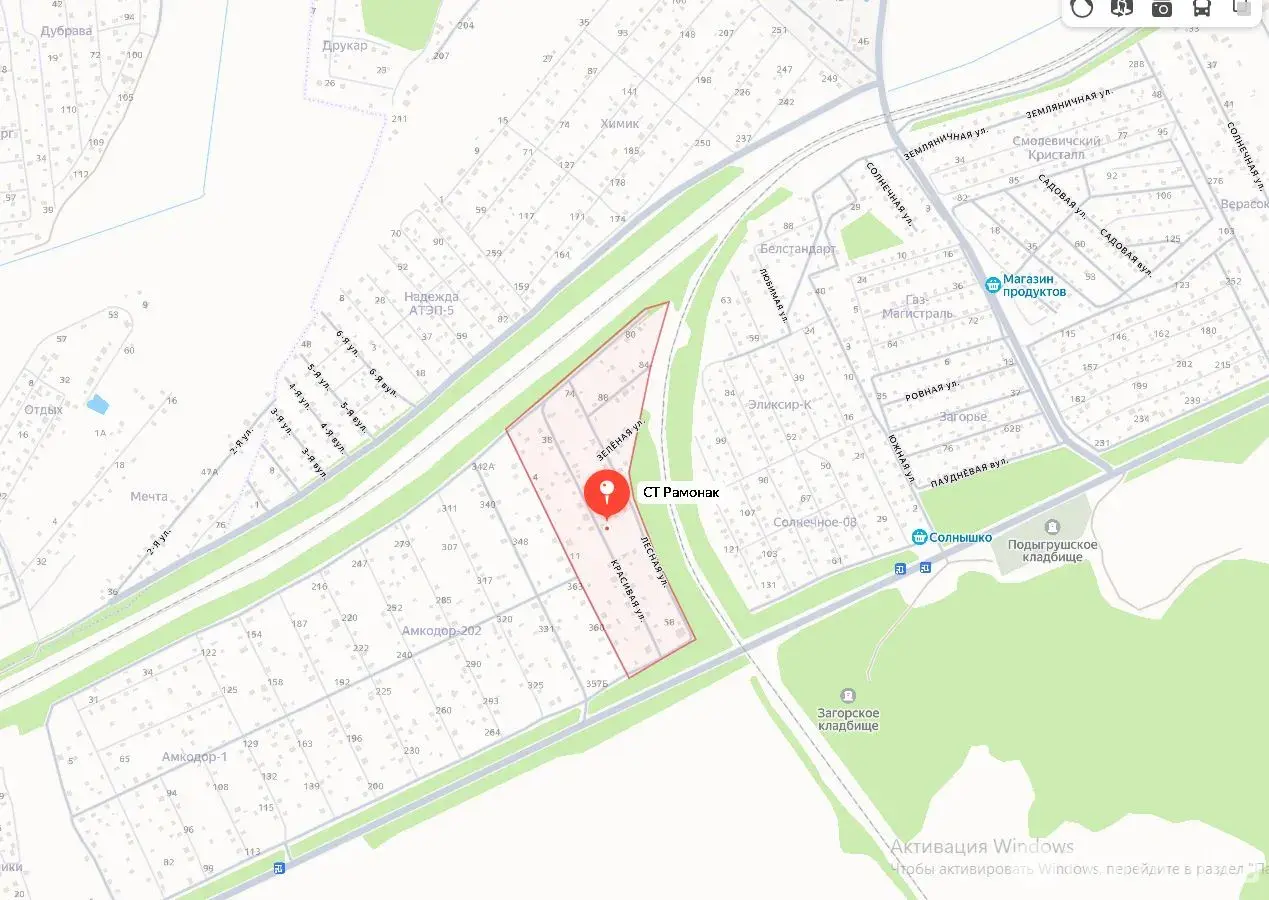 дача, Рамонак, 