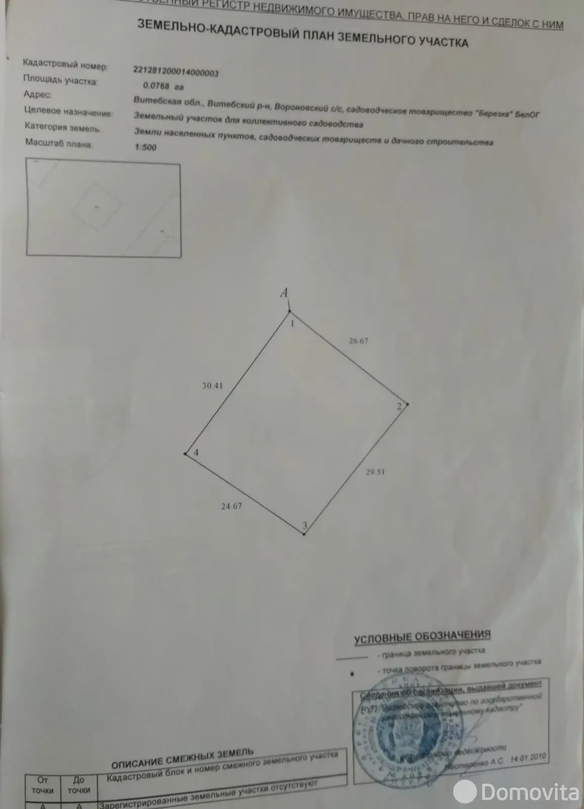 Стоимость продажи участка, Дрюково, 
