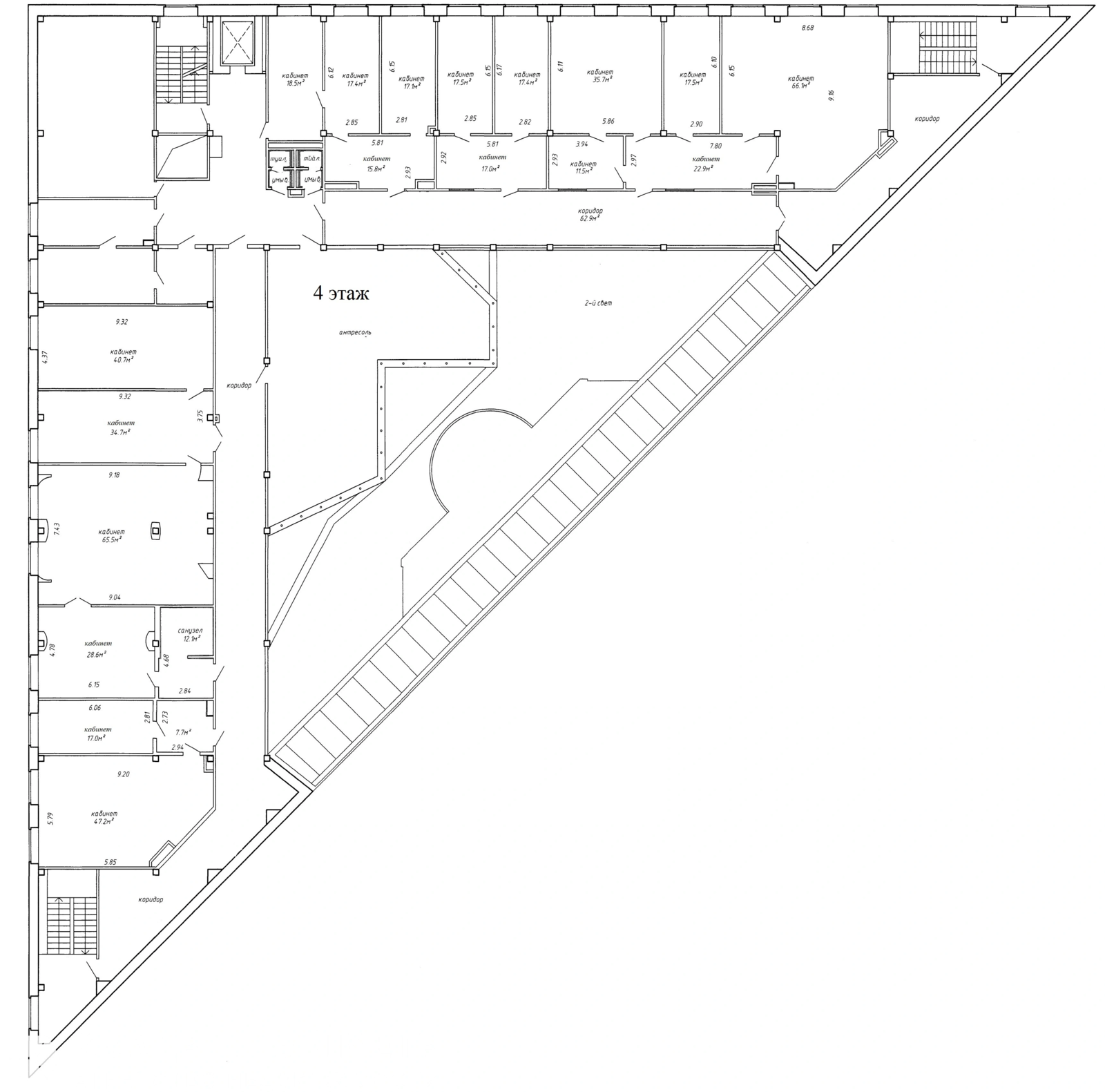 Снять офис на пр-т Машерова, д. 80 в Минске, 480USD, код 15560 - фото 14