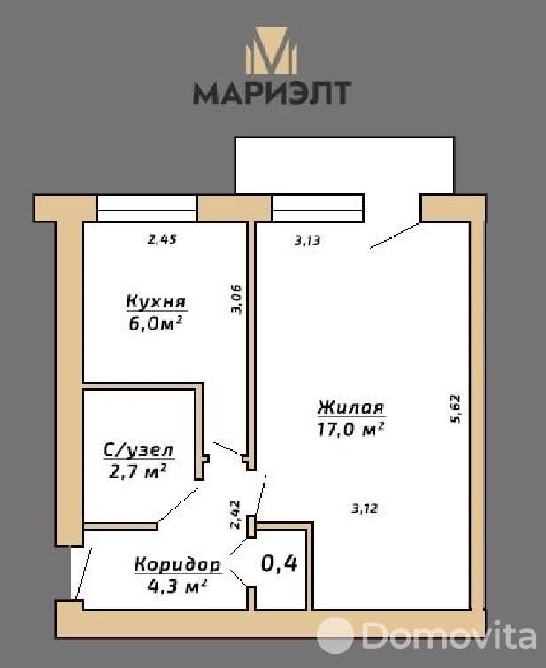 квартира, Минск, ул. Варвашени, д. 6/1, стоимость продажи 165 447 р.