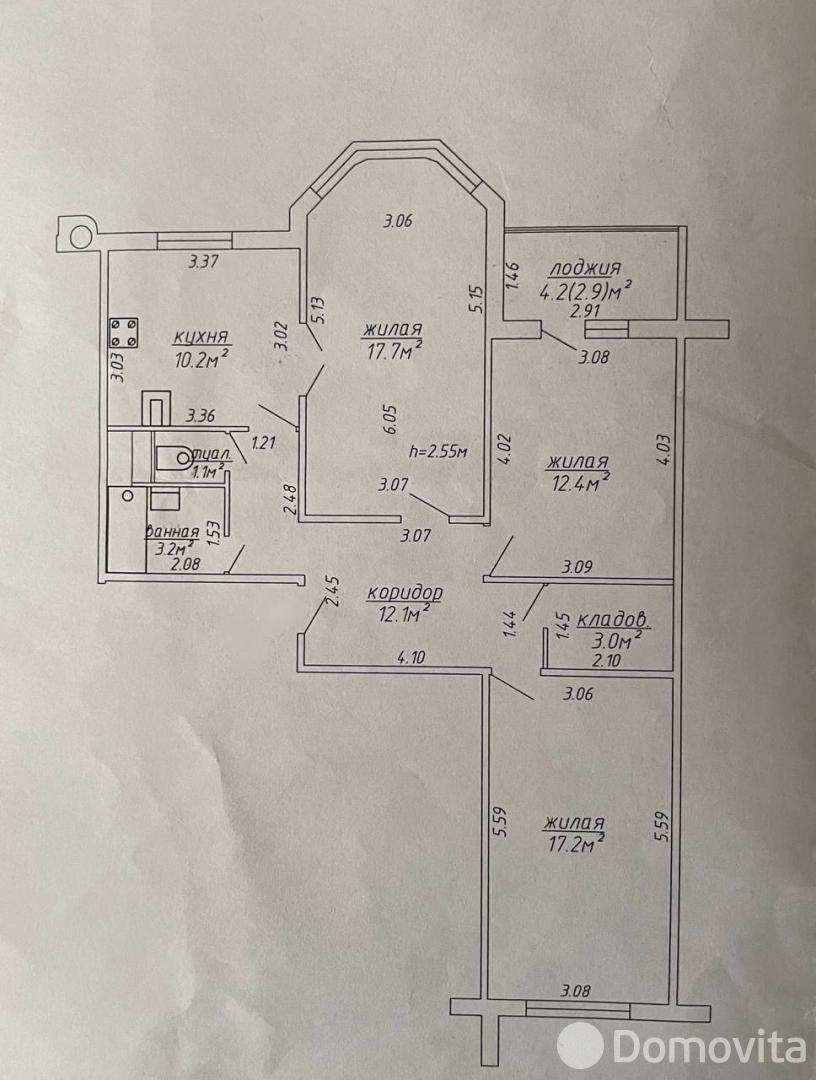 Цена продажи квартиры, Минск, ул. Налибокская, д. 28