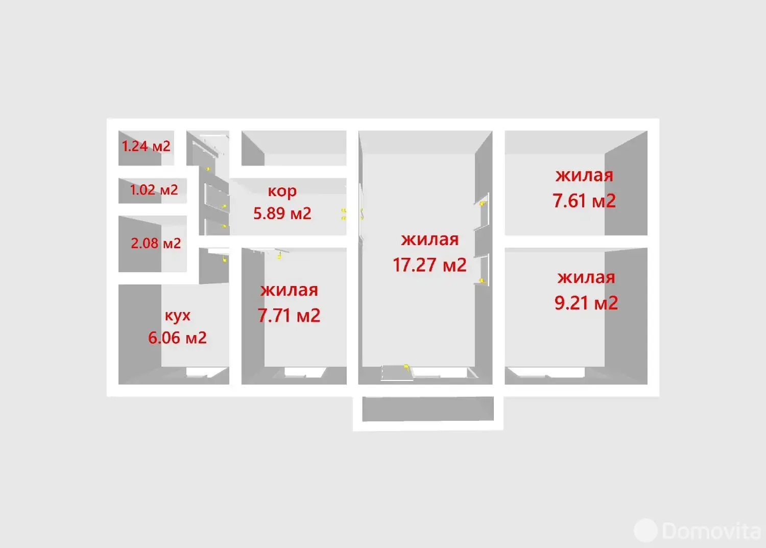 Продажа комнаты в Минске, ул. Калиновского, д. 53/2, цена 156000 BYN, код 7702 - фото 12