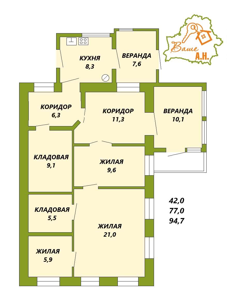 Купить коттедж в Еремино недорого | Продажа коттеджей в Еремино на карте,  фото