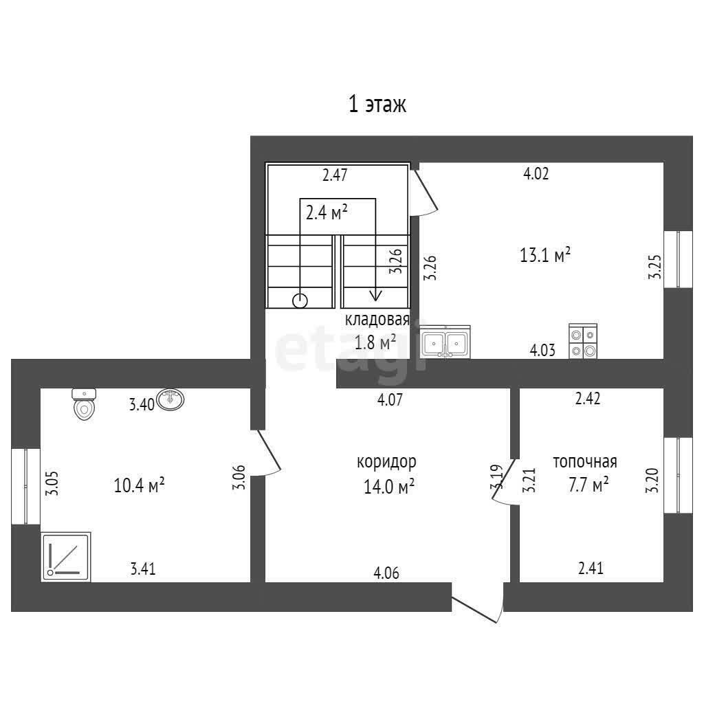 Стоимость продажи коттеджа, Колодищи, ул. Туровская, д. 32