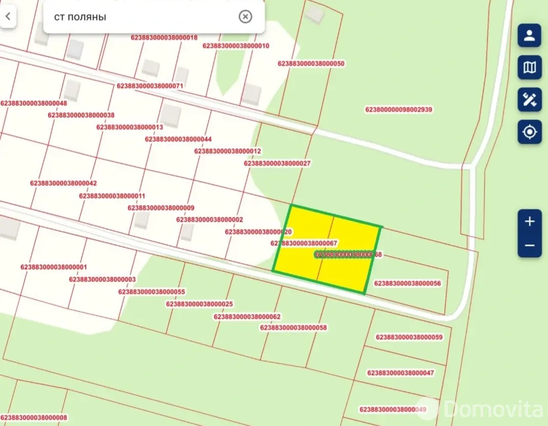 участок, Поляны, без посредников