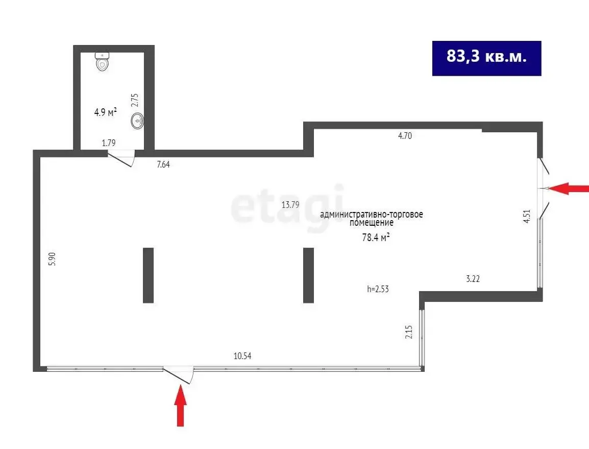 торговый объект, Минск, ул. Николы Теслы, д. 20 в Октябрьском районе