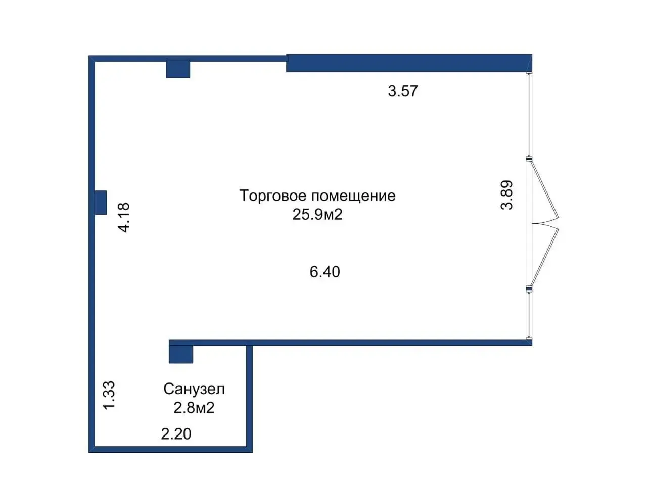 Продажа торгового помещения на ул. Братская, д. 11 в Минске, 79500USD, код 998980 - фото 13