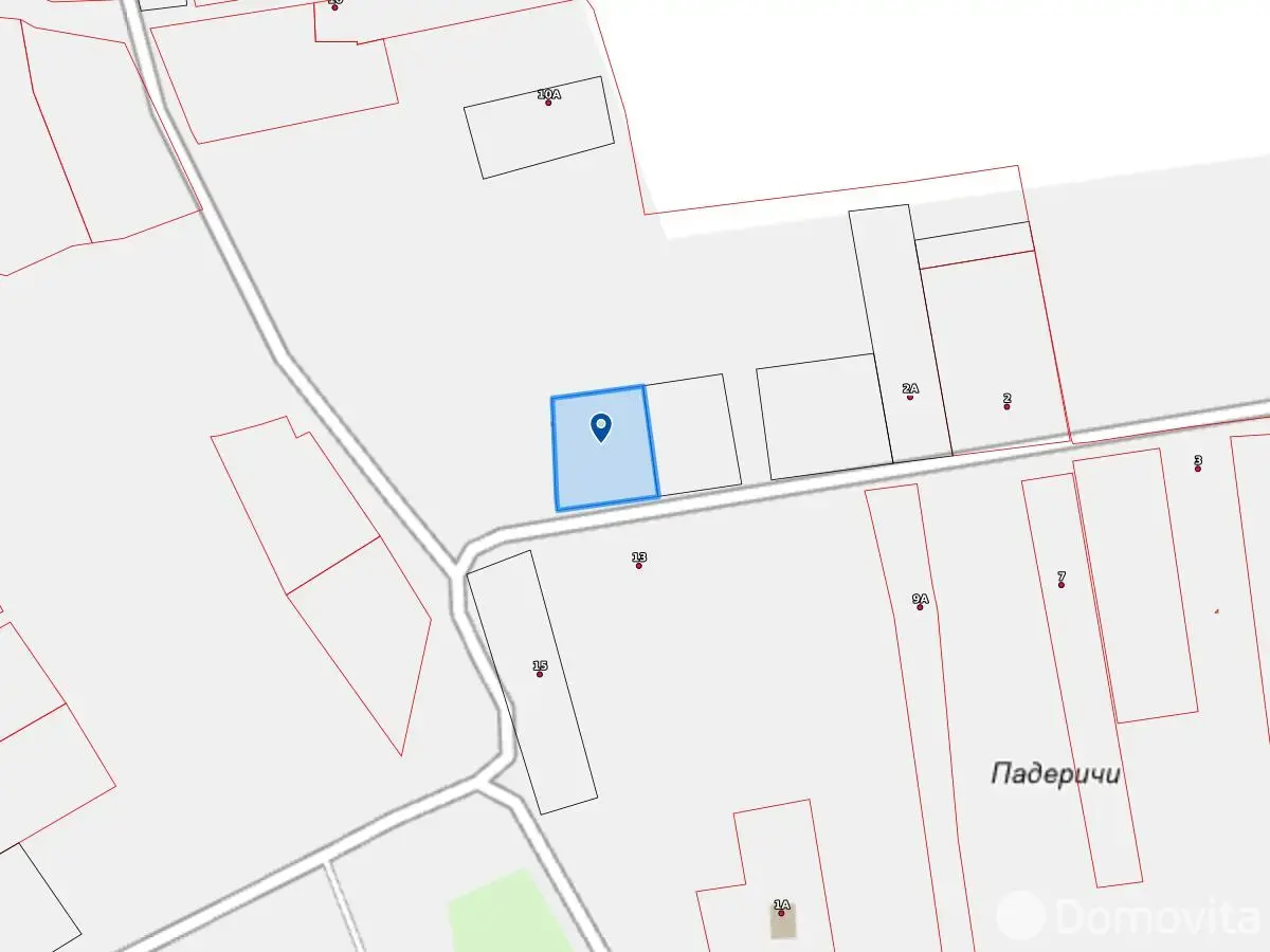 участок, Падеричи, 