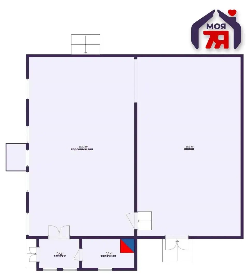 торговый объект, Кривичи, ул. Центральная