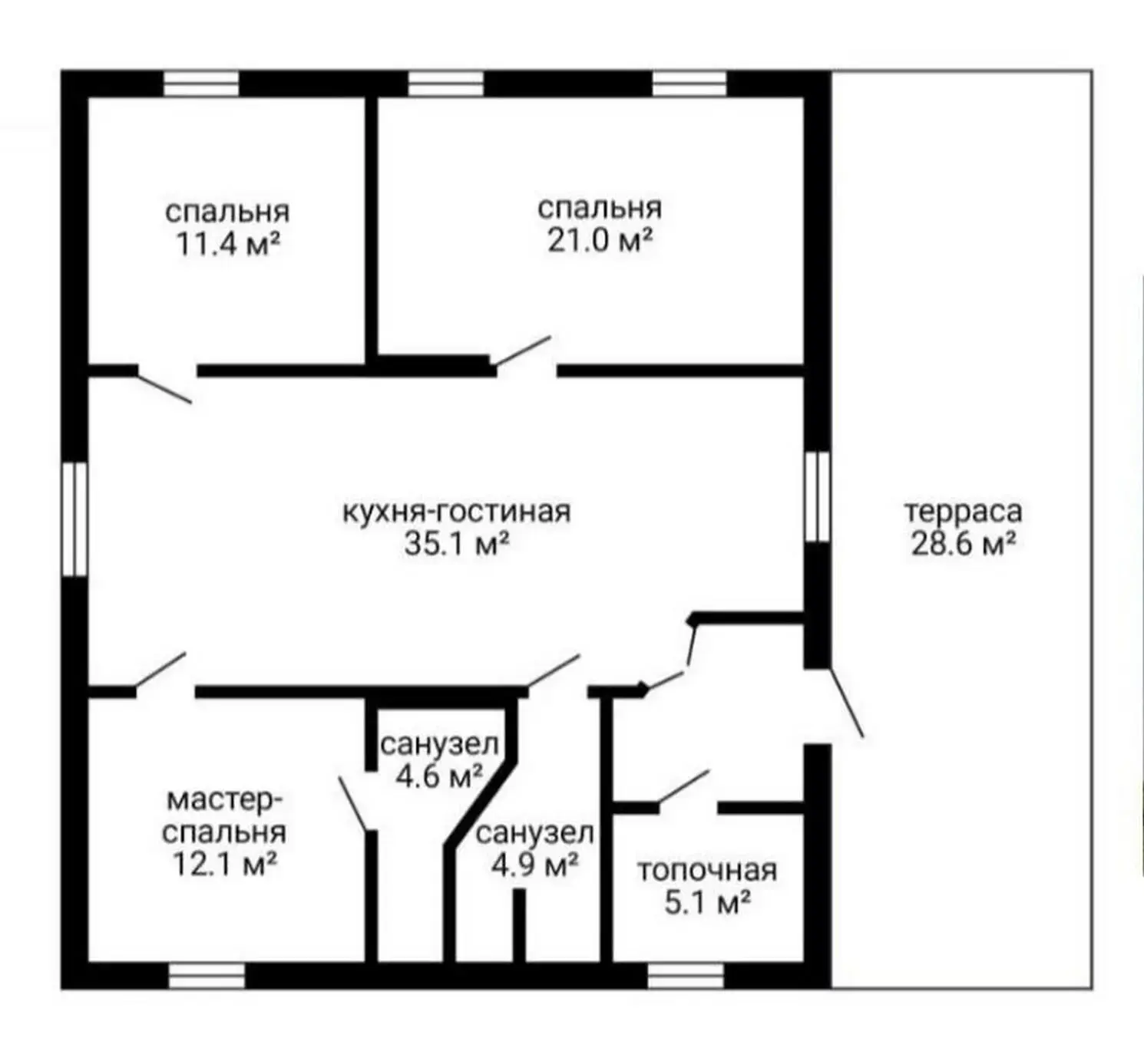 Продажа 1-этажной дачи в Телепашня Минская область, 69900USD, код 185913 - фото 11