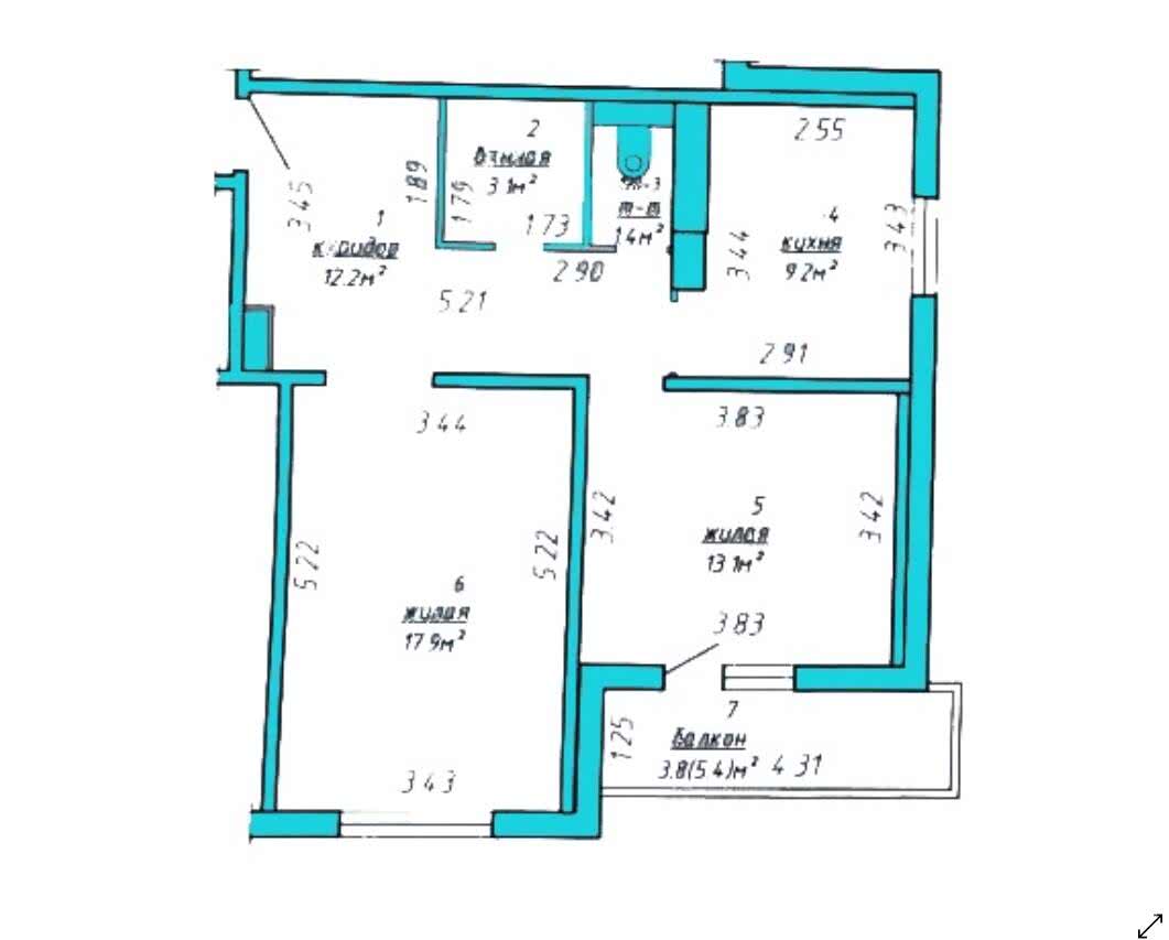 квартира, Минск, ул. Героев 120 Дивизии, д. 4 