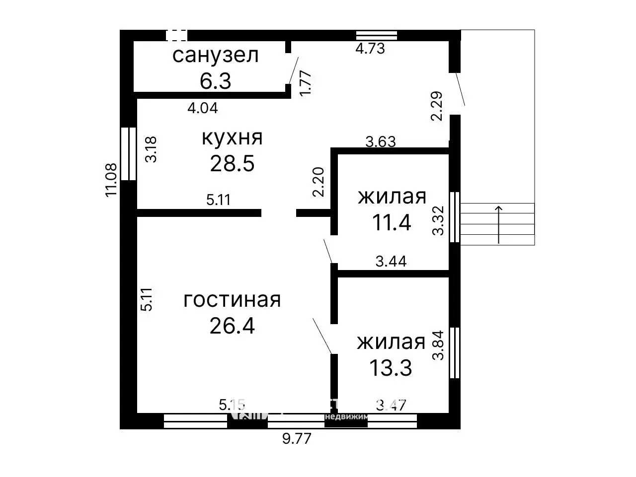 коттедж, Колодищи, ул. Будённого 