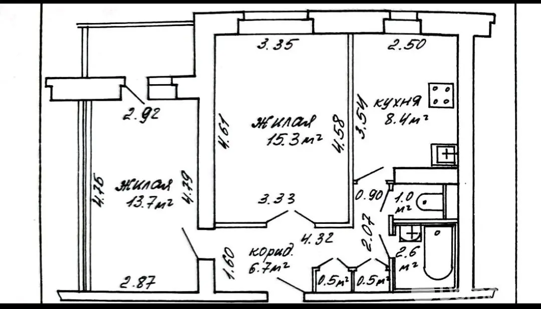 Снять 2-комнатную квартиру в Минске, ул. Новгородская, д. 7, 420USD, код 149775 - фото 22