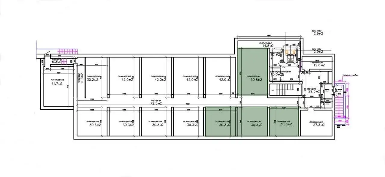 объект сферы услуг, Минск, ул. Кальварийская, д. 44, стоимость аренды 909 р./мес.