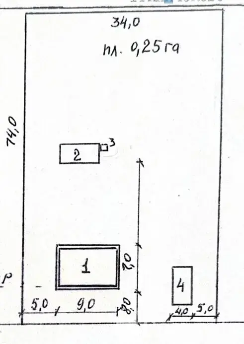 Стоимость продажи участка, Горняки, д. 26/а