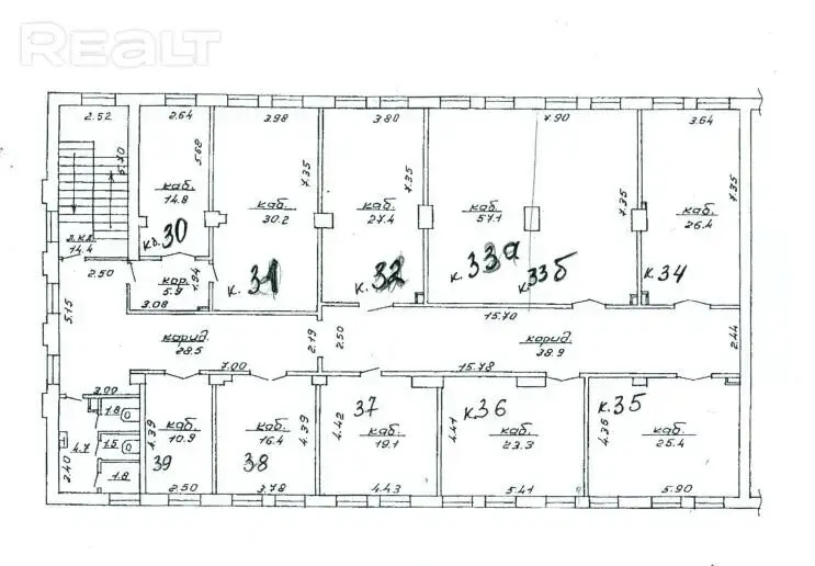 Купить офис на пр-т Витебский, д. 4 в Могилеве, 710000BYN, код 8625 - фото 35