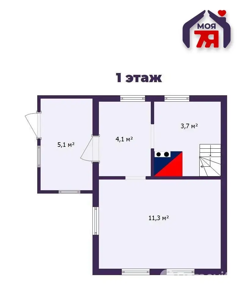 Продажа 2-этажной дачи в Кальники Минская область, 13900USD, код 184338 - фото 17