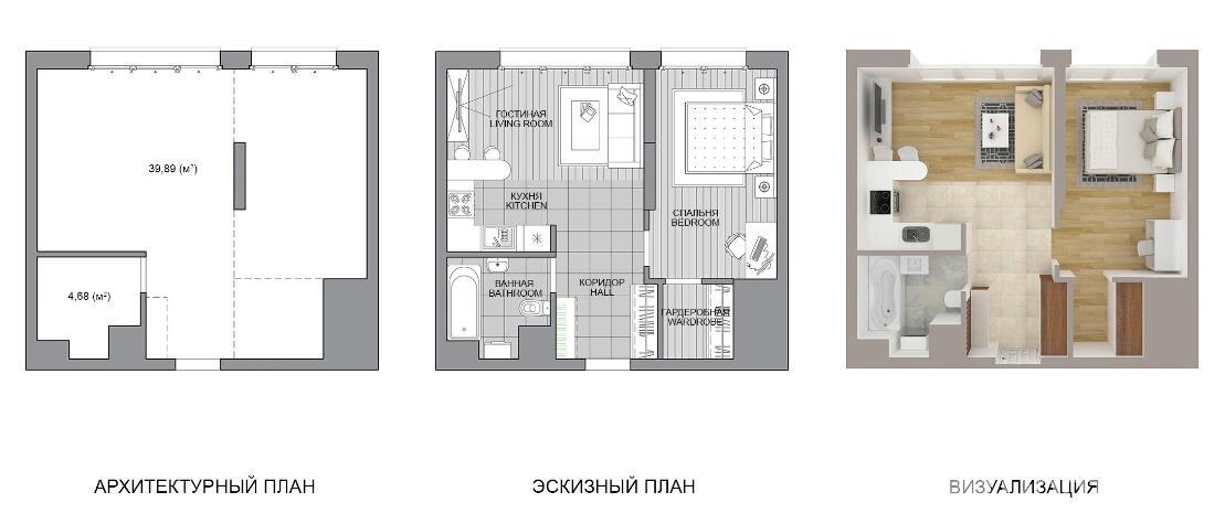 Продажа 1-комнатной квартиры в Минске, пр-т Мира, д. 11/3, 45567 EUR, код: 1078092 - фото 1