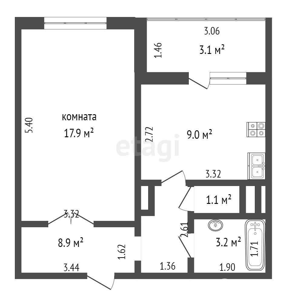 квартира, Минск, ул. Каменногорская, д. 74, стоимость продажи 230 908 р.