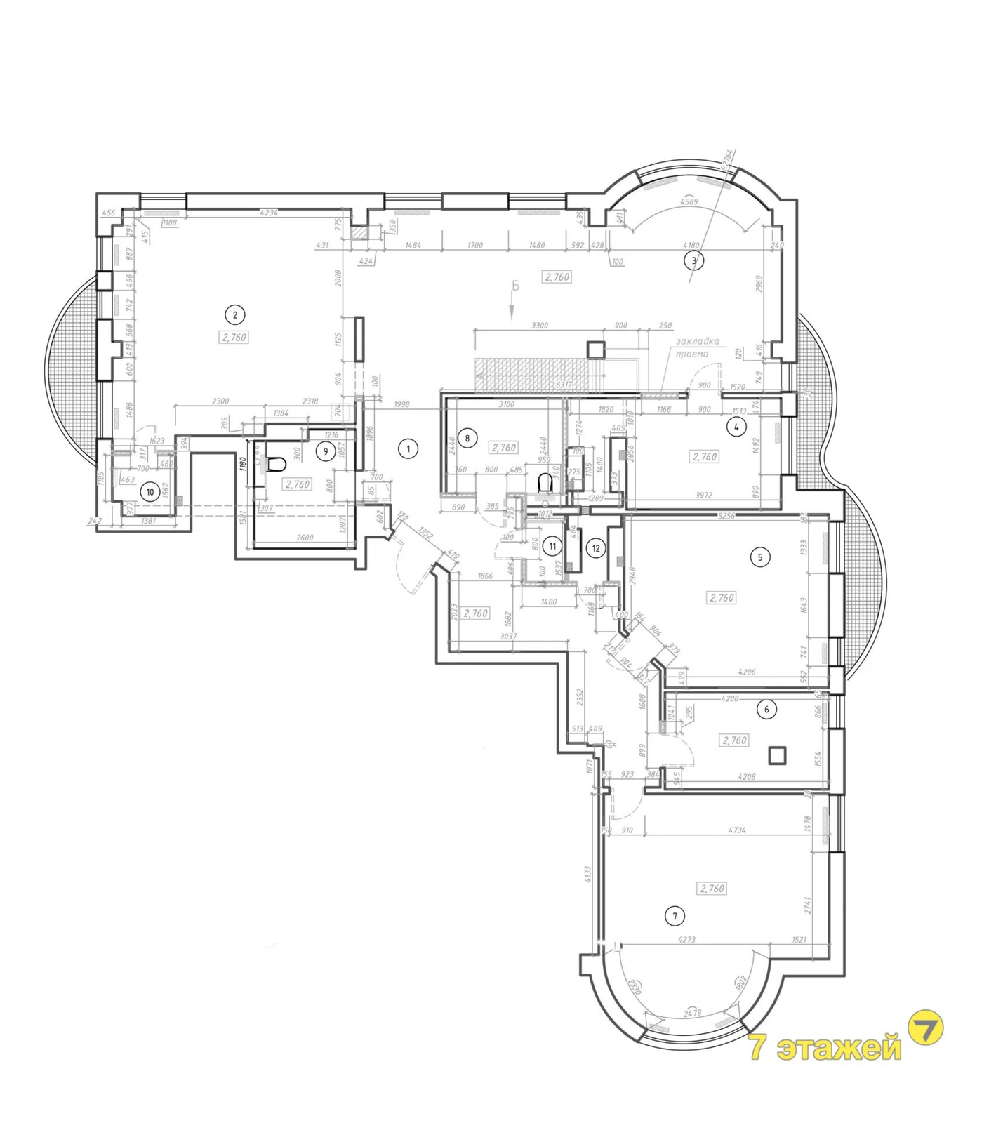 Снять 4-комнатную квартиру в Минске, ул. Платонова, д. 23, 3000USD, код 148200 - фото 16
