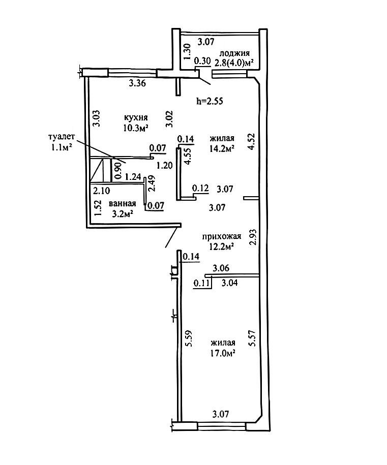 квартира, Колодищи, ул. Серебряный Лес, д. 6, стоимость продажи 305 723 р.